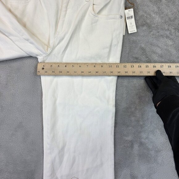 Pilcro Anthropologie Jeans Womens 30 Embroidered Floral Scallop Hem Cropped - Picture 7 of 13